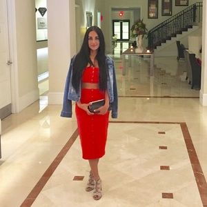 Red dress set privacy please